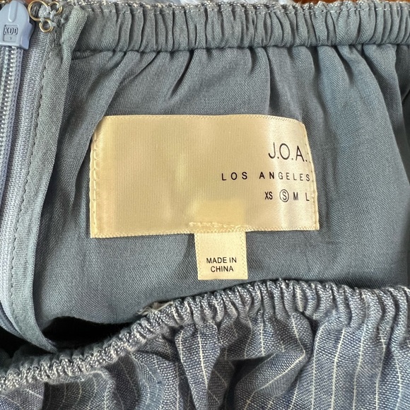 JOA Button-Front Off-Shoulder Midi Dress - Picture 5 of 5